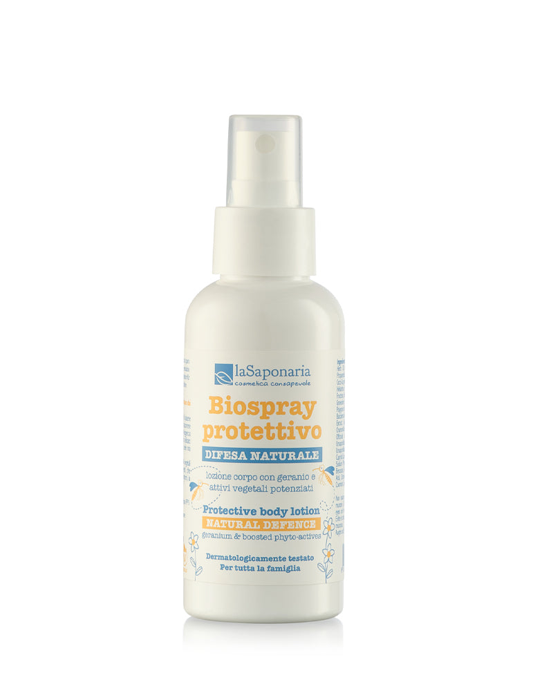 Biospray Protettivo - Difesa naturale corpo con geranio e attivi vegetali potenziati