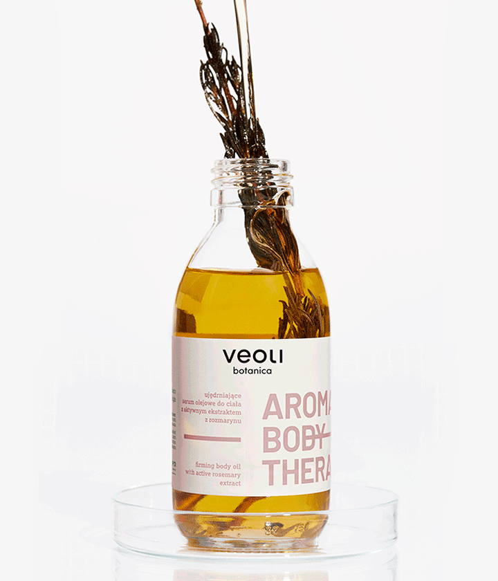 AROMA BODY THERAPY - Olio corpo tonificante con estratto attivo di rosmarino