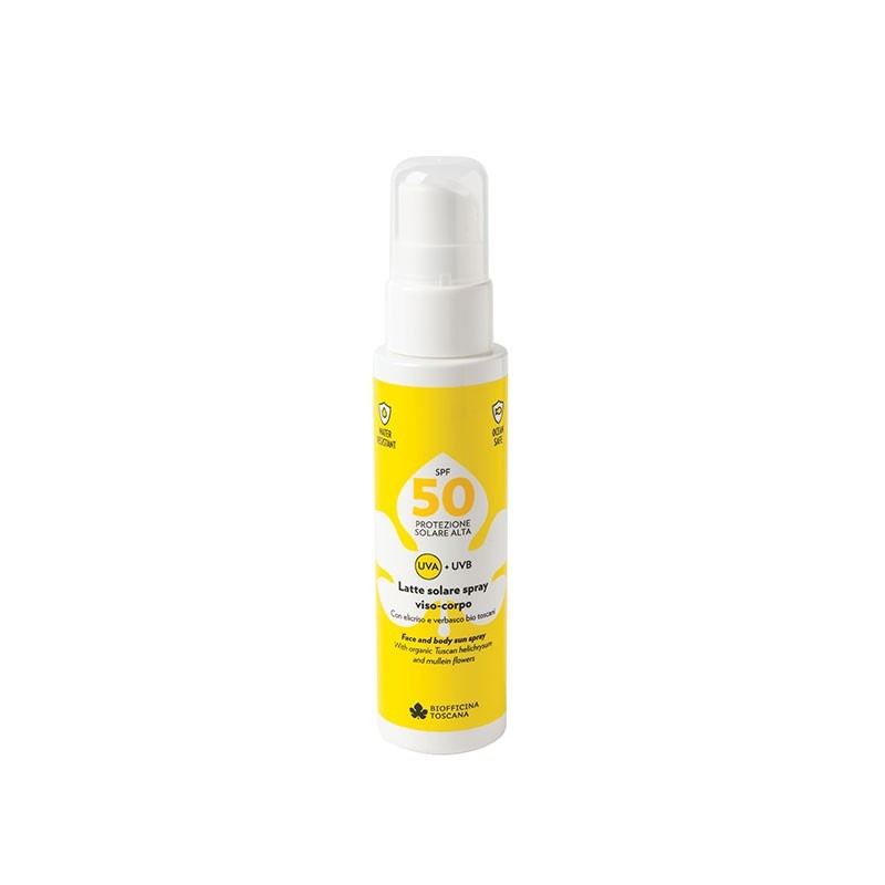 Latte solare spray viso-corpo SPF50