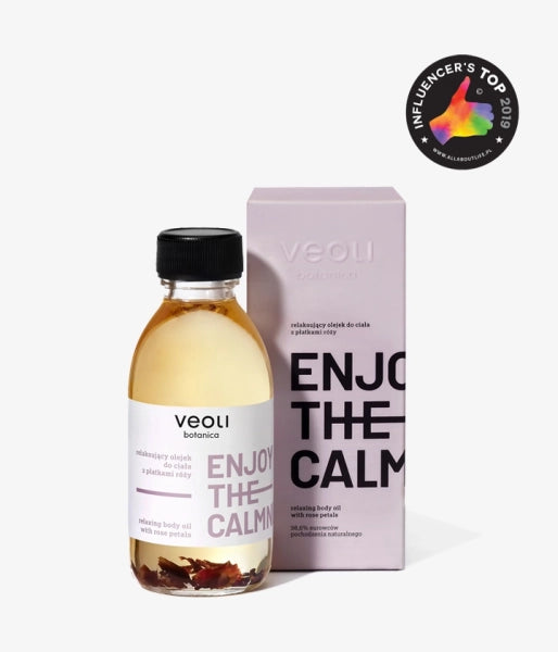 ENJOY THE CALMNESS - Olio corpo rilassante con petali di rosa