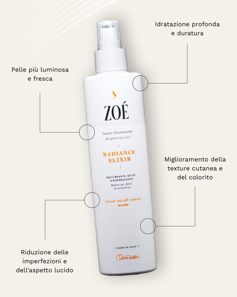 Tonico viso naturale con Picnogenolo® e acque floreali - Astringente, detox, no alcool
