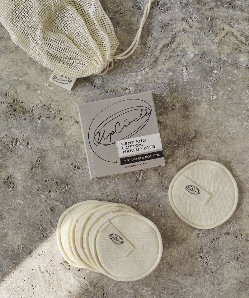 hemp and cotton makeup pads - dischetti struccanti