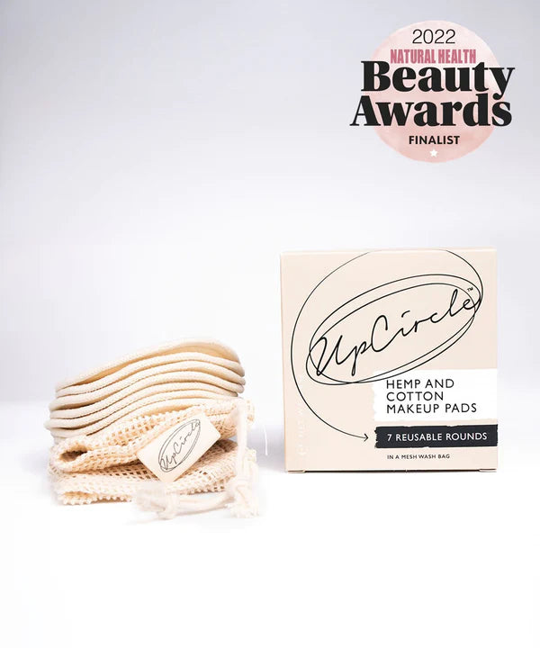 hemp and cotton makeup pads - dischetti struccanti